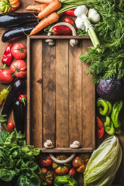 Ingredientes crus frescos para uma cozinha saudável — Fotografia de Stock