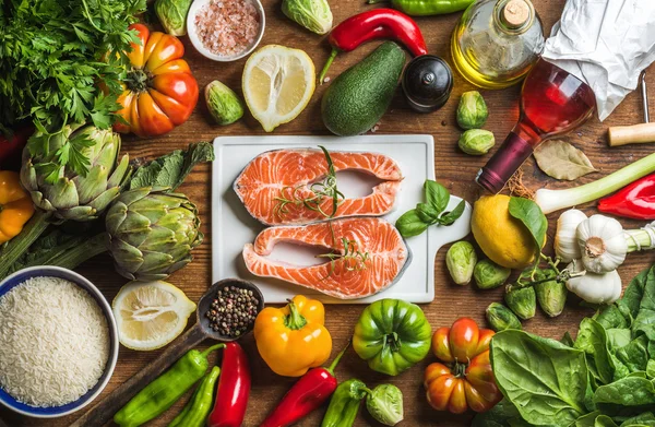 Ingredientes de cocina de la cena — Foto de Stock