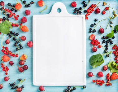 Sağlıklı yaz Bahçe berry çeşitli
