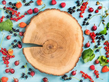 Sağlıklı yaz Bahçe berry çeşitli
