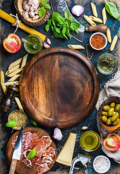 Italian food cooking ingredients — Stock Photo, Image