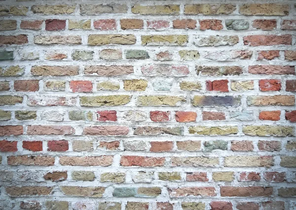 Colorful brick wall texture — Stock Photo, Image