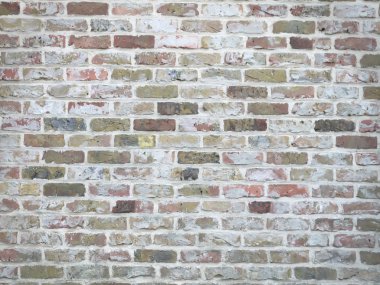 Renkli eski tuğla duvar doku