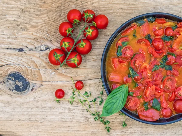 Pomidorowym do makaronu — Zdjęcie stockowe