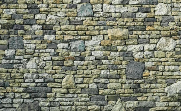 Multicolor stone wall texture — Stock Photo, Image