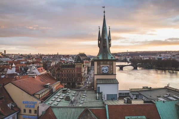 Praga, Repubblica Ceca, Europa centrale, 25.12.2014: il panorama — Foto Stock