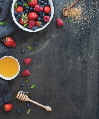 Berry çerçeve ile kopya alanı sağ