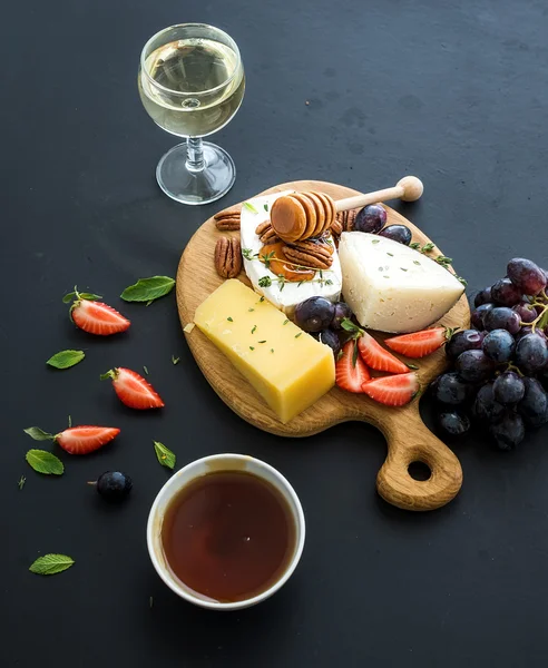 Selección de aperitivo de queso — Foto de Stock