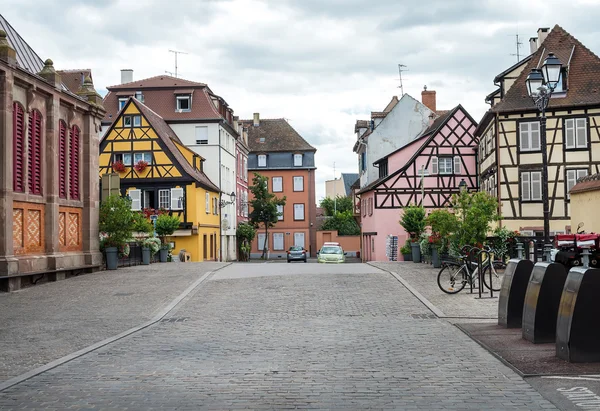 Colorful timbered traditional french houses — Stock Photo, Image