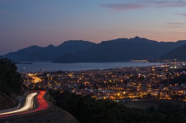 Türkiye sahillerinde yoldan.