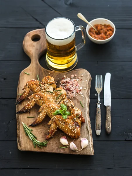 Alitas de pollo frito — Foto de Stock