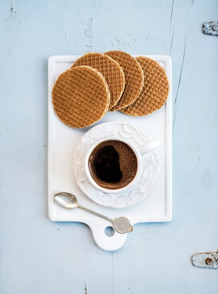 Holländische Karamell Stroopwafel — Stockfoto