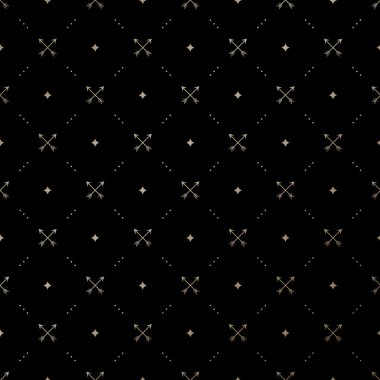 Kusursuz vektör altın deseni