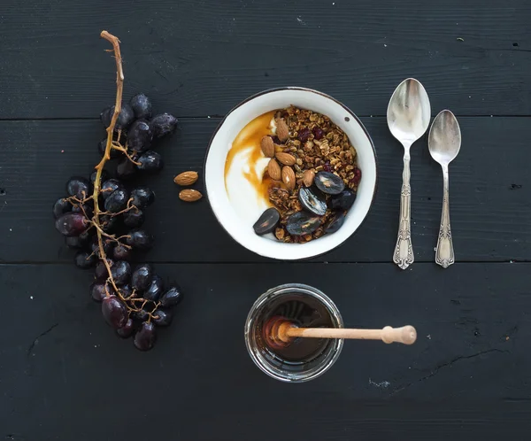 Healthy breakfast set. — Stock Photo, Image