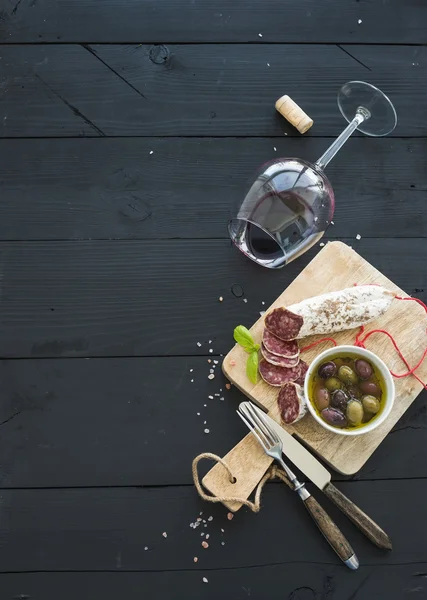 Wine appetizer set. — Stock Photo, Image