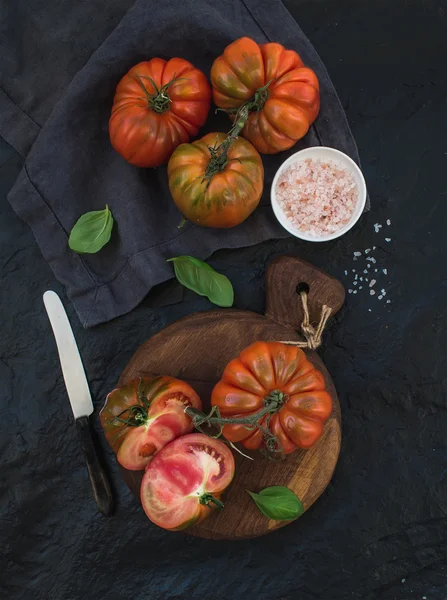 Tomates de Herencia Frescos Maduros — Foto de Stock