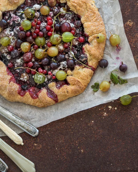 Tarte crostata ou galette — Photo