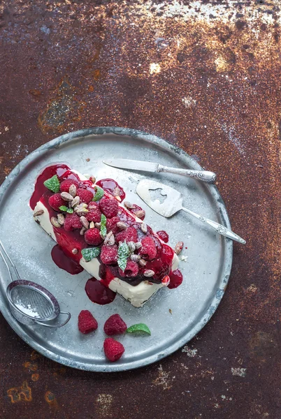 Italian cheese ice-cream dessert — Φωτογραφία Αρχείου