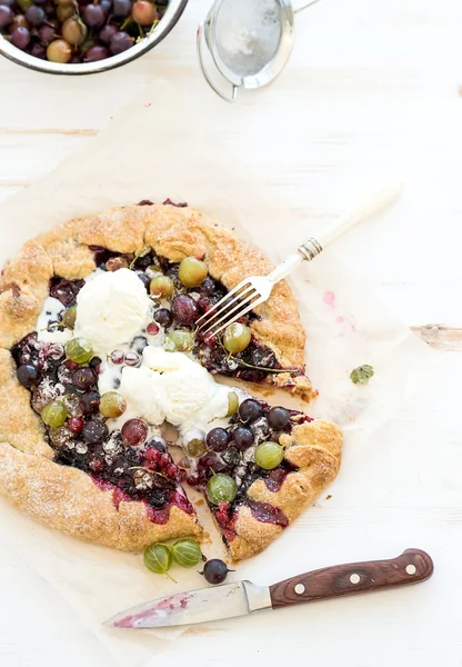 Crostata d'été ou tarte galette — Photo