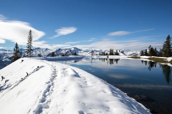 Áustria Lago Bad Hofgaststein — Fotografia de Stock