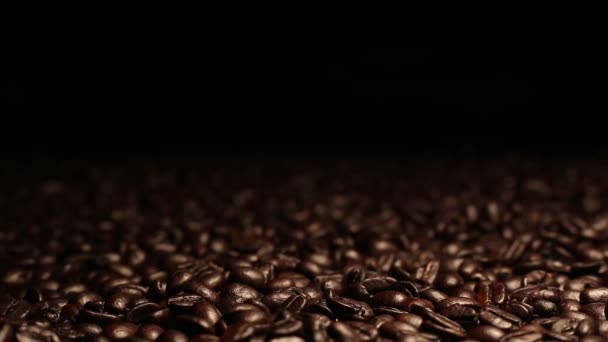 Pörkölt Kávébab Vízszintes Pácolása — Stock videók