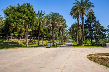 Antalya 'daki karaalioğlu parkında gözlem güvertesi