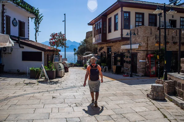 Antalya Turkey 2021 Streets Center Old City Antalya Turkey Uncrowded — Stock Photo, Image