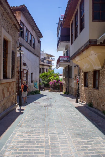 2021年5月20日 土耳其安塔利亚 土耳其安塔利亚古城市中心的街道不拥挤 — 图库照片