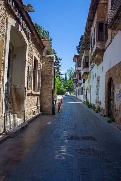 Antalya Turquia 2021 Ruas Centro Cidade Velha Antalya Turquia Sem — Fotografia de Stock