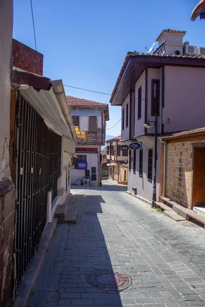 Antalya Turquía 2021 Calles Centro Ciudad Vieja Antalya Turquía Sin —  Fotos de Stock