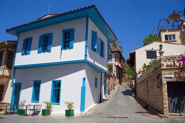 Ruas Centro Cidade Velha Antalya Turquia Sem Lotação — Fotografia de Stock