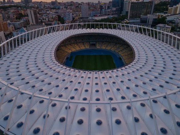 Luftaufnahme Des Fußballstadions Der Stadt Europa — Stockfoto