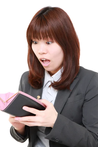 Pobre mujer de negocios japonesa — Foto de Stock