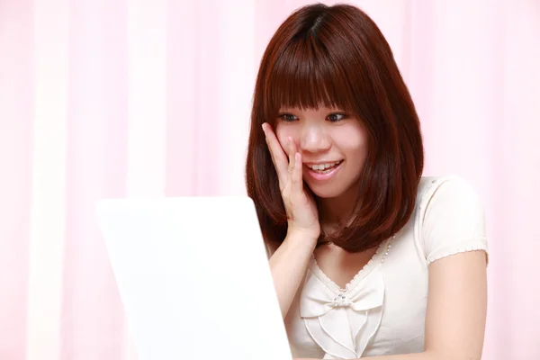 Young Japanese woman with good condition skin — Stock Photo, Image