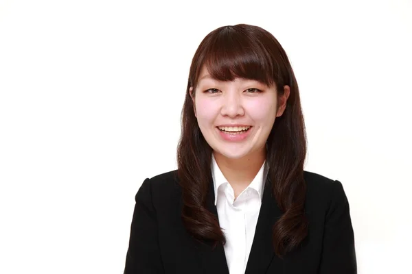Uśmiecha się młody japoński kobieta interesu — Zdjęcie stockowe