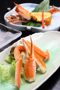 haşlanmış taze Yengeç