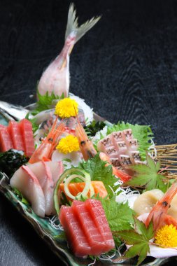  taze Sashimi plaka