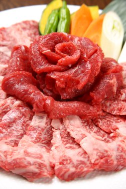 fresh sliced beef clipart