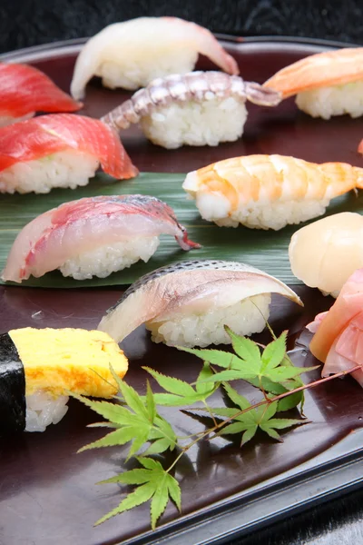 Fresh sushi plate — Stock Photo, Image