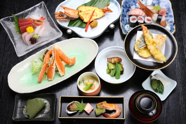 Traditionell japansk måltid — Stockfoto