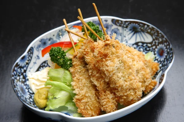 Pesce fritto in stile giapponese — Foto Stock