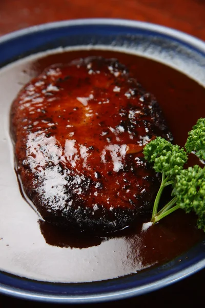 Hamburgo guisado con perejil — Foto de Stock