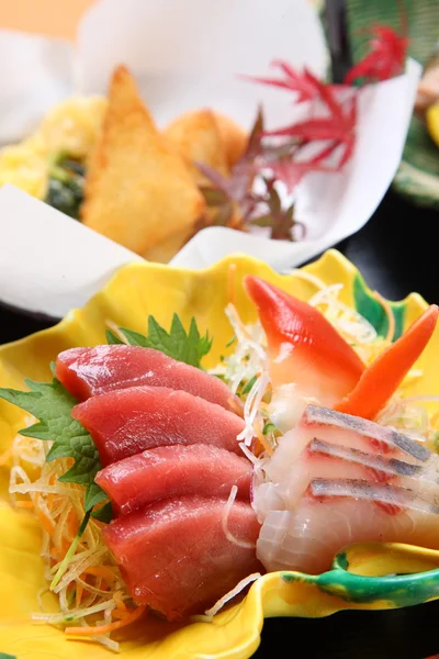 Frischer Sashimi-Teller — Stockfoto