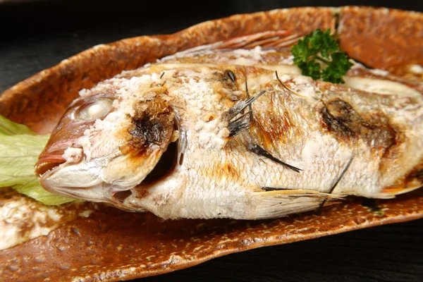 Kavrulmuş kırmızı çipura