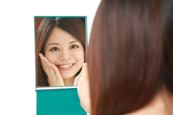 Young Japanese woman with good condition skin — Stock Photo, Image