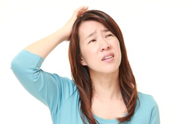 çapraşık Japon kadın  