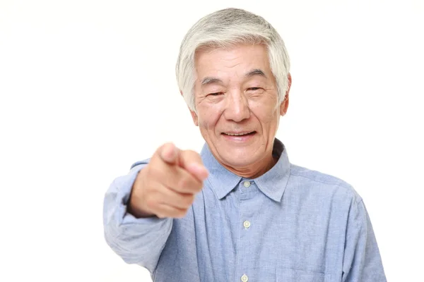 Senior japonés hombre decidido —  Fotos de Stock