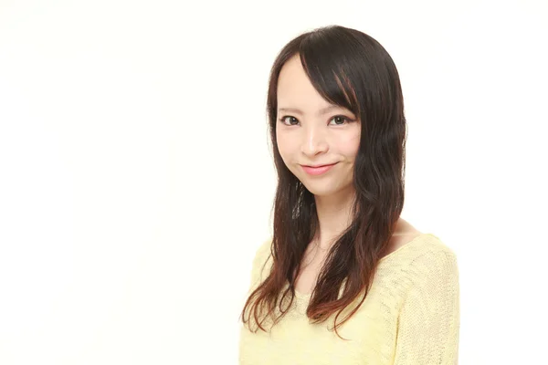 Japanese woman smiles — Stock Photo, Image