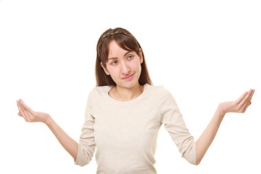 genç kadın karışık