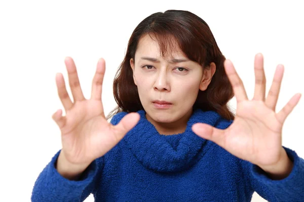 Asian woman with supernatural power — Stock Photo, Image